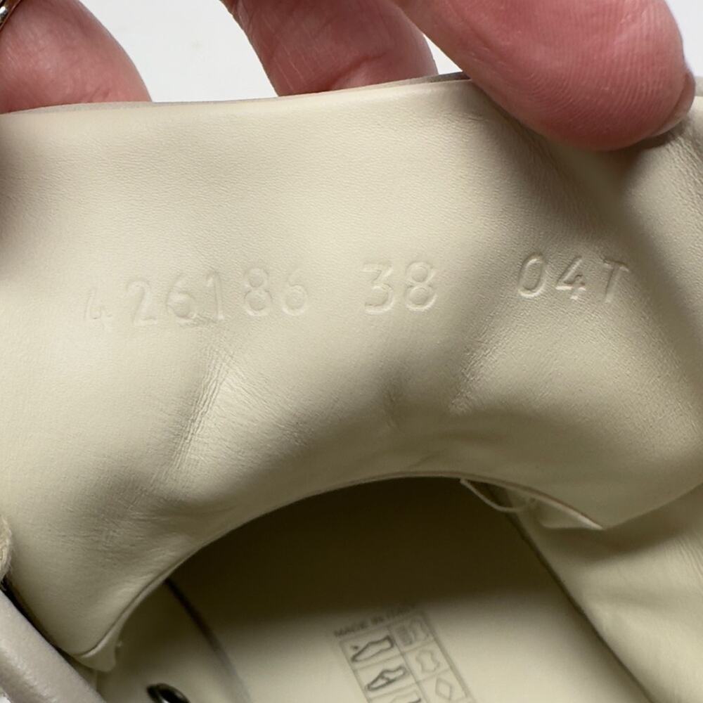 Gucci High Top GG Cap Toe Canvas Sneakers 38 - Picture 10 of 10